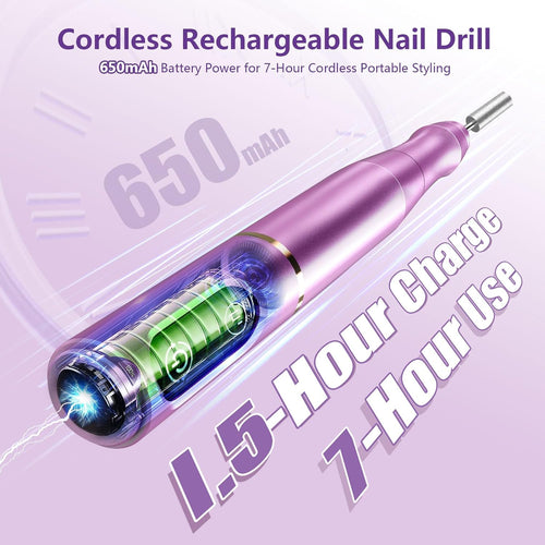 Cordless Electric Nail Drill Kit