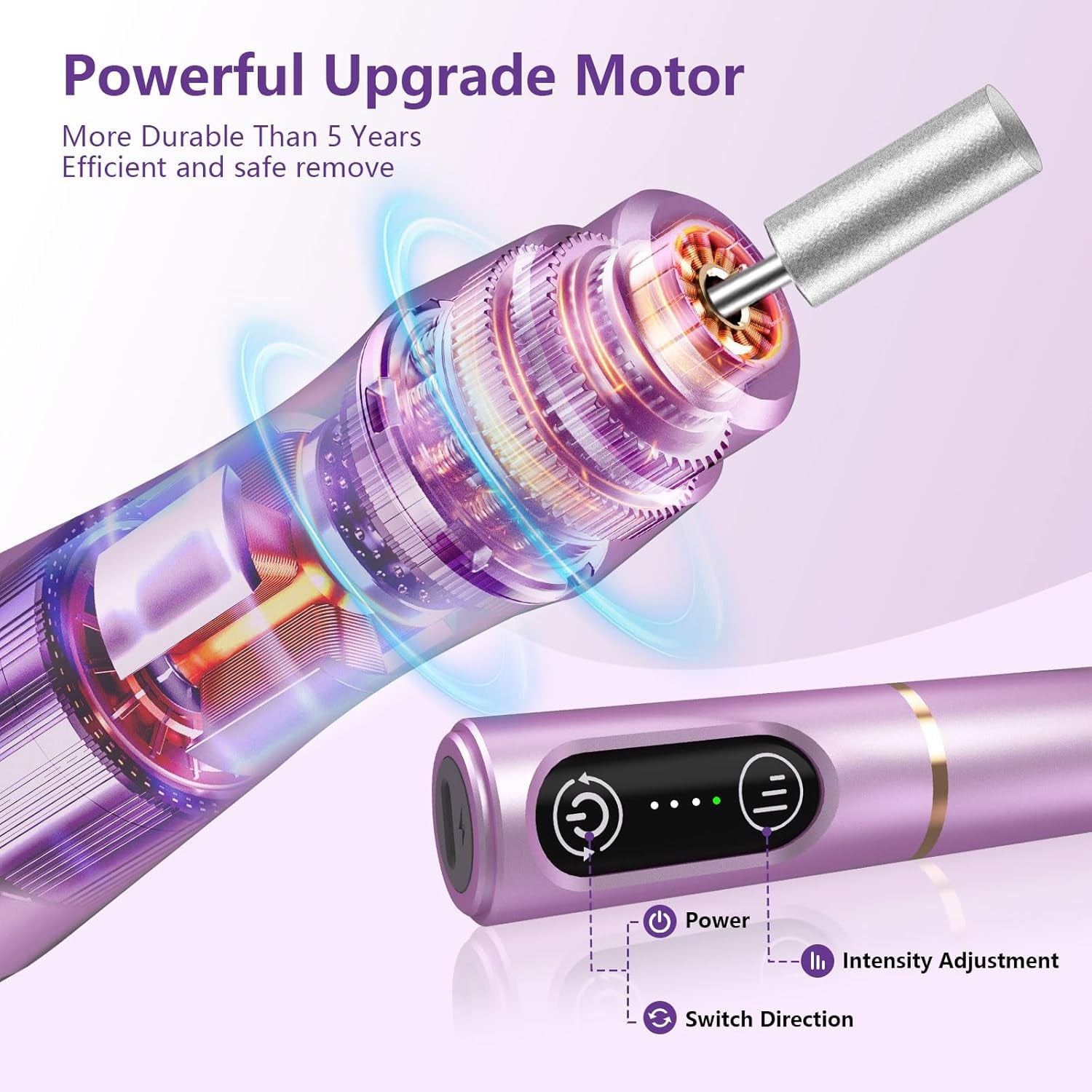 Cordless Electric Nail Drill Kit